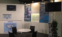 Messestand auf der Messe ICSE.