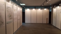 Stellwände für eine Ausstellung.
