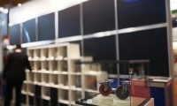 Systemstand in Kassettenoptik.